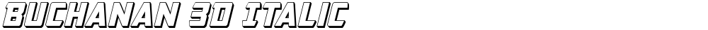 Buchanan 3D Italic