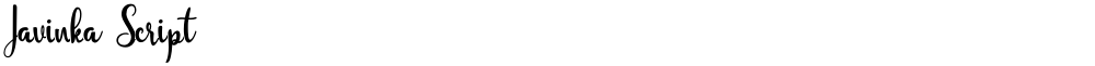 Javinka Script