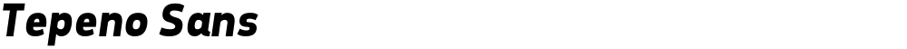 Tepeno Sans