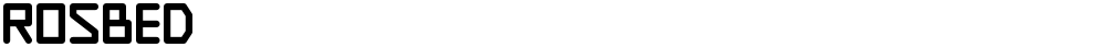 Rosbed