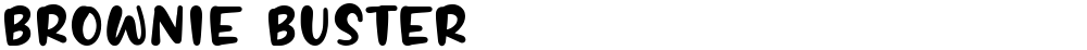 BROWNIE BUSTER