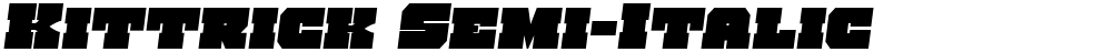 Kittrick Semi-Italic