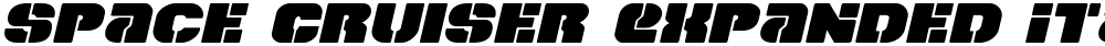 Space Cruiser Expanded Italic