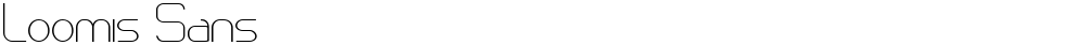 Loomis Sans