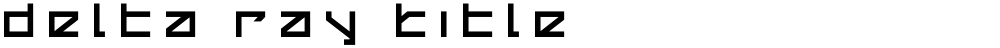 Delta Ray Title