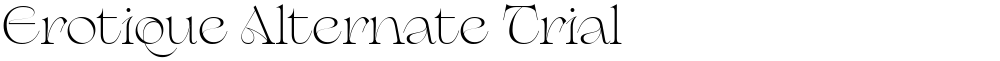 Erotique Alternate Trial