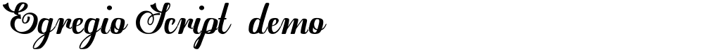 Egregio Script_demo