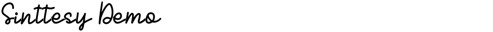 Sinttesy Demo