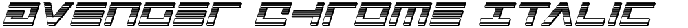Avenger Chrome Italic