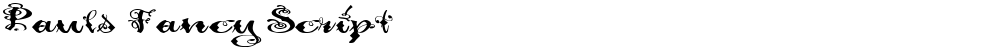 Pauls Fancy Script