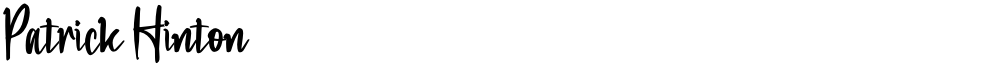 Patrick Hinton
