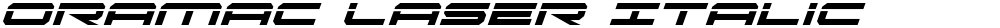 Oramac Laser Italic