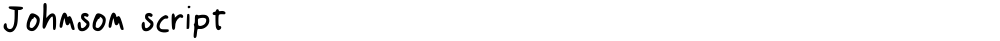 Johnson script