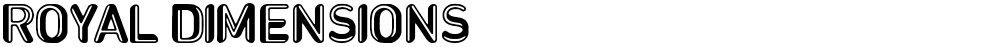 Royal dimensions