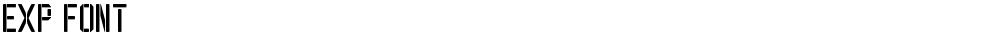 EXP FONT