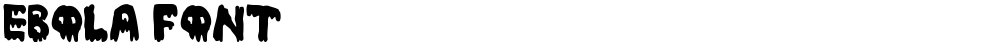 Ebola Font