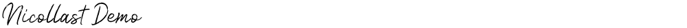 Nicollast Demo