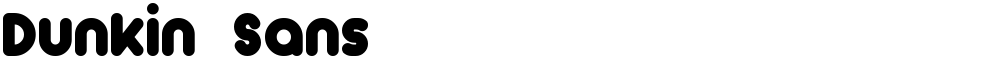Dunkin Sans