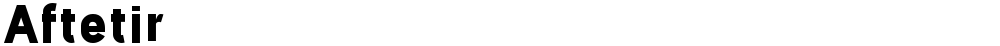 Aftetir