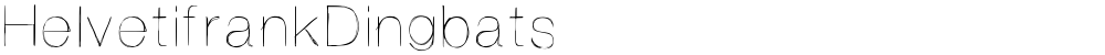 HelvetifrankDingbats