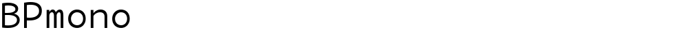 BPmono