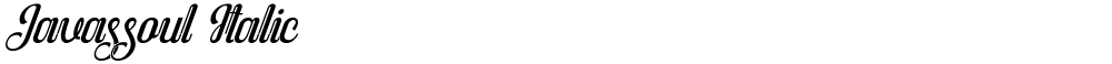 Javassoul Italic