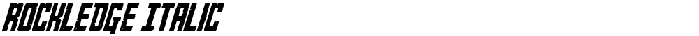 Rockledge Italic