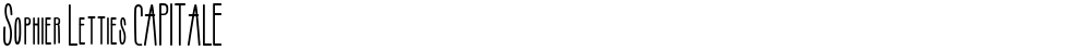 Sophier Letties CAPITALE