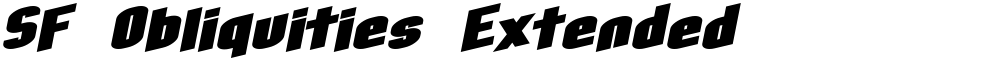 SF Obliquities Extended