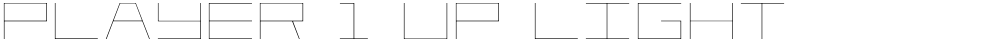 Player 1 Up Light