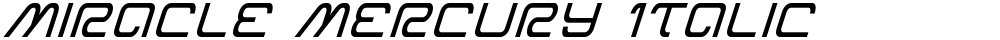 Miracle Mercury Italic