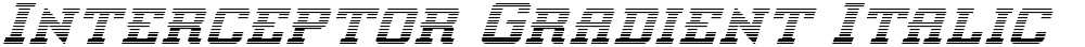 Interceptor Gradient Italic