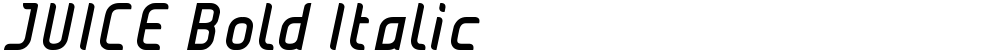 JUICE Bold Italic