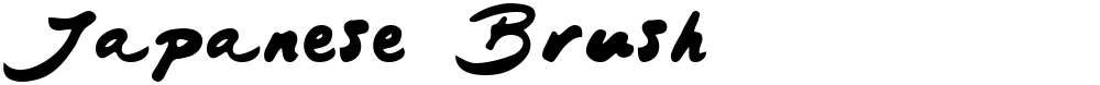 Japanese Brush