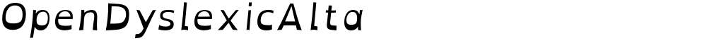 OpenDyslexicAlta