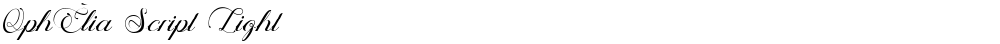 OphÈlia Script Light