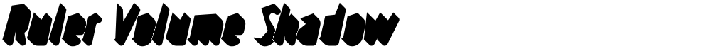 Ruler Volume Shadow