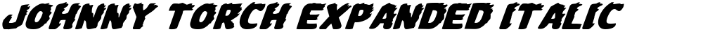 Johnny Torch Expanded Italic
