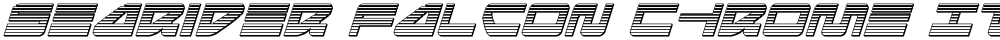 Searider Falcon Chrome Italic