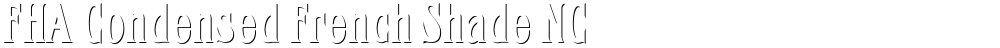FHA Condensed French Shade NC