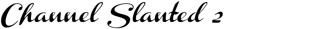 Channel Slanted 2