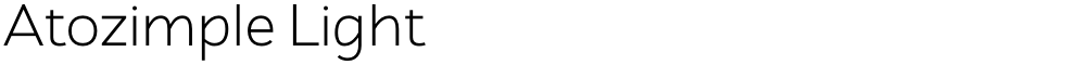 Atozimple Light
