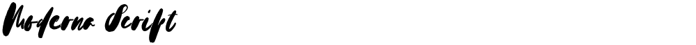 Moderna Script