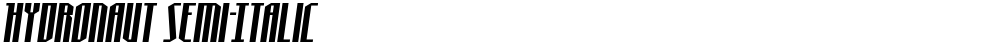 Hydronaut Semi-Italic