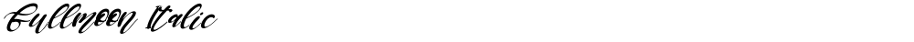 Fullmoon Italic
