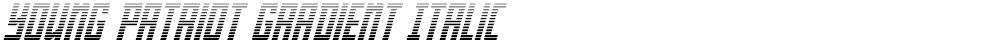 Young Patriot Gradient Italic