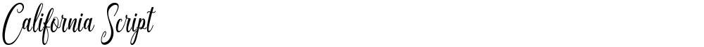 California Script