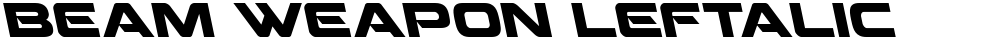 Beam Weapon Leftalic