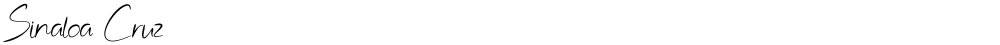 Sinaloa Cruz