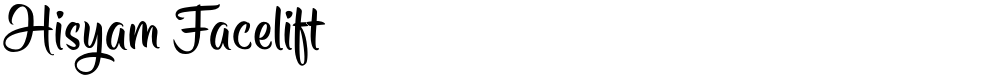 Hisyam Facelift